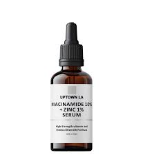 UPTOWN LA Niacinamide 10% + Zinc 1% Radiance Boost Serum Formula for Clear and Glowing Skin