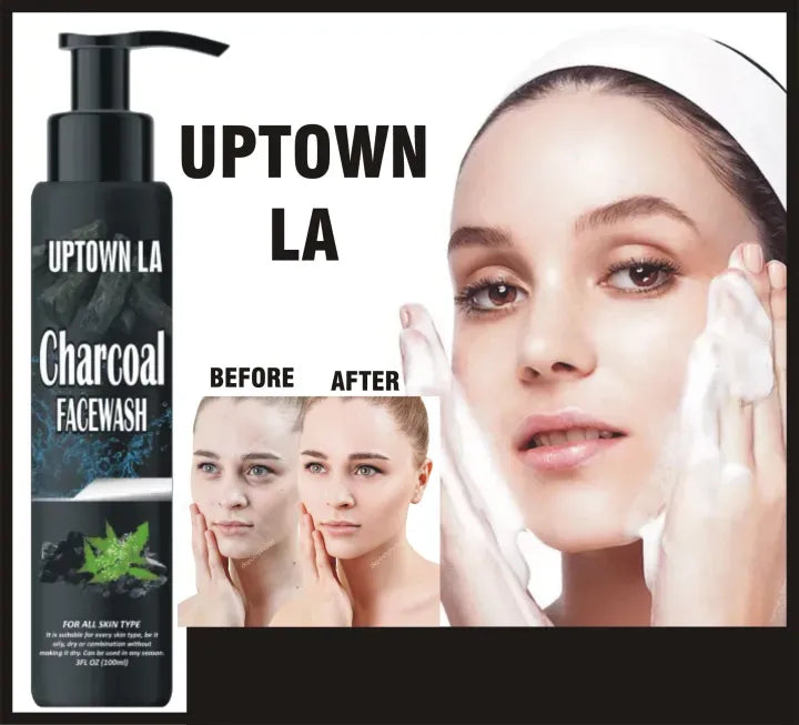 UPTOWN LA Activated Charcoal Face Wash - Detox & Cleanse 100 ML