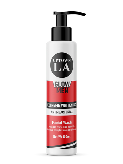 Uptown LA Men's Whitening Face Wash - 100ml Revitalize Your Skin with Gentle Care